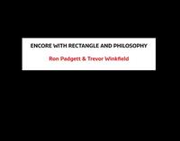Encore with Rectangle and Philosophy by Ron Padgett