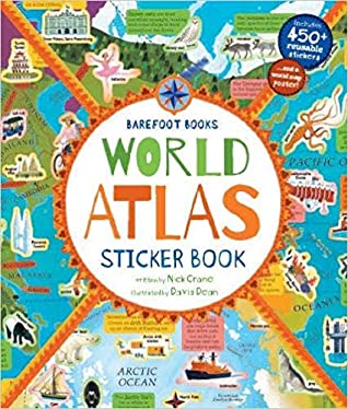 Barefoot Books World Atlas Sticker Book by Nick Crane